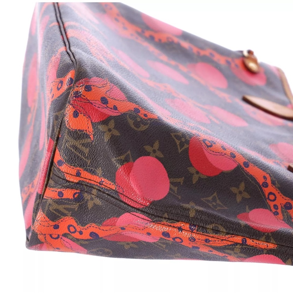 Louis Vuitton Monogram La Mage Neverfull MM Tote Bag M41603 LV Brown Red Pink - Picture 11 of 14